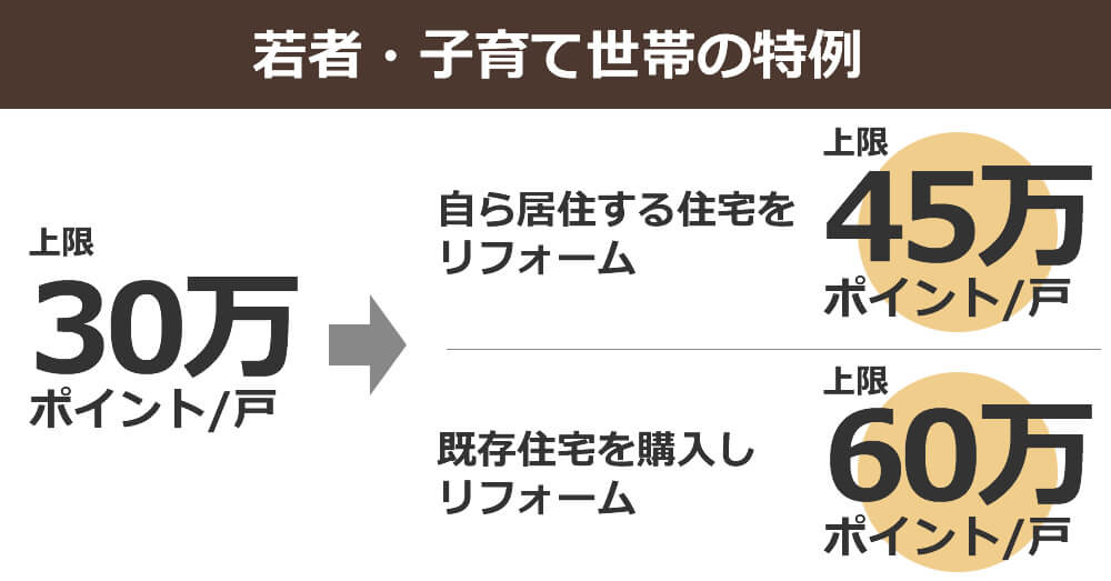 次世代ポイント制度の若者・子育て世代特例