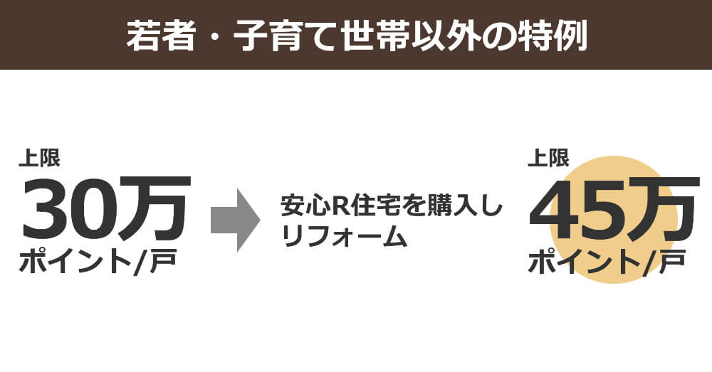 次世代ポイント制度の若者・子育て世帯以外の特例